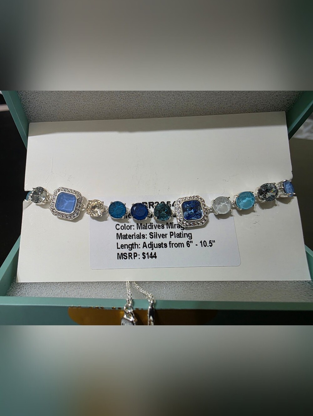 Silver-Plated Maldives Mirage Jewel Candy Bracelet